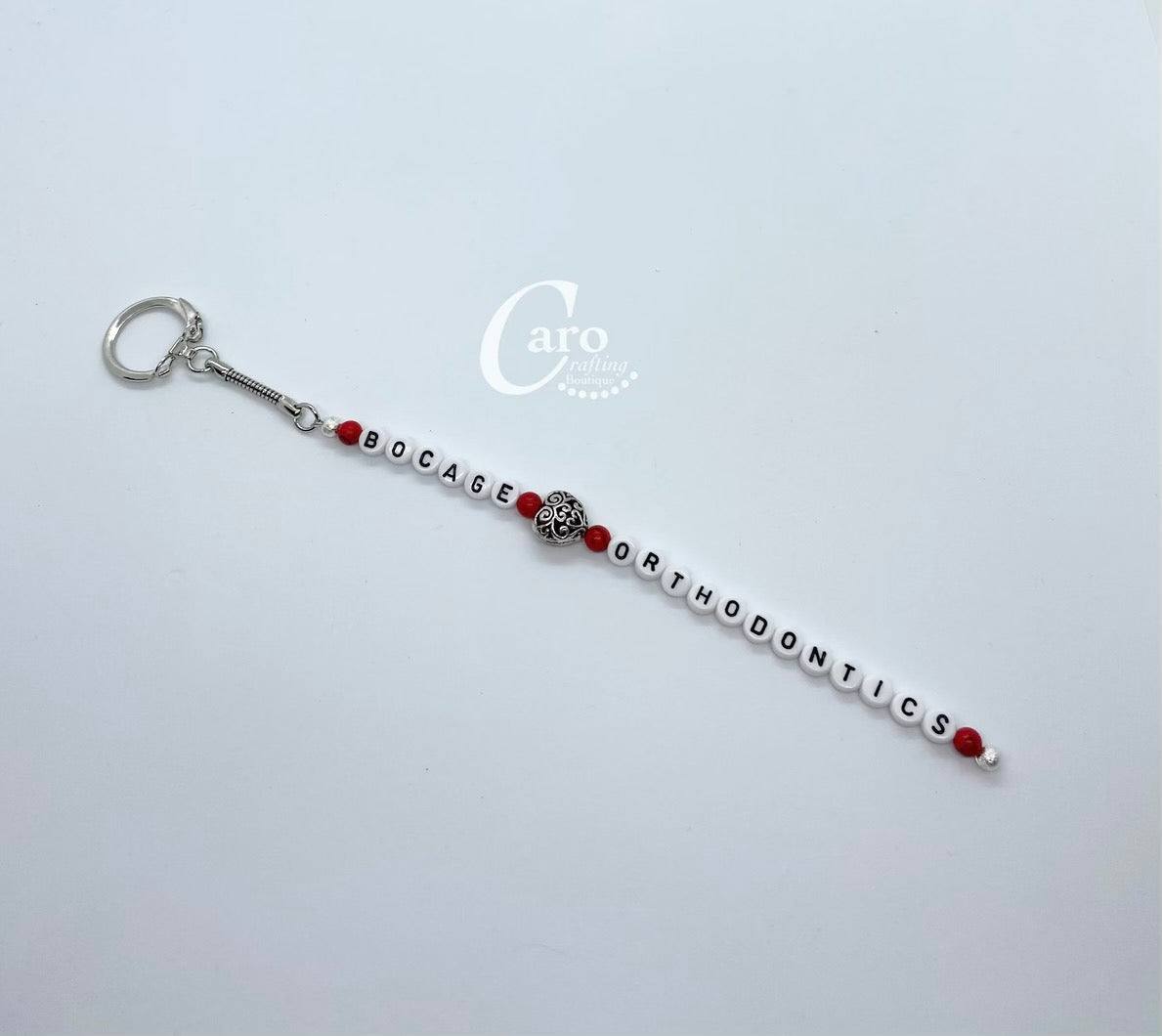 Evil Eyes or Heart Personalized Key Chain