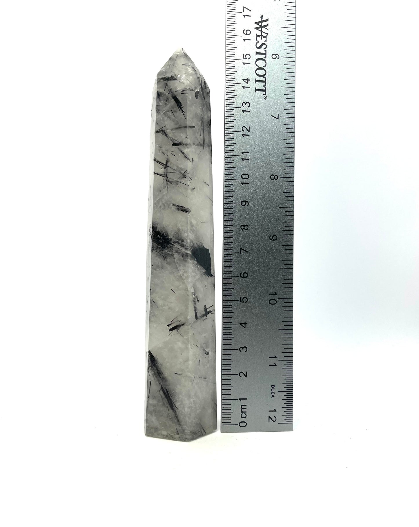 Point Crystal Black Tourmaline