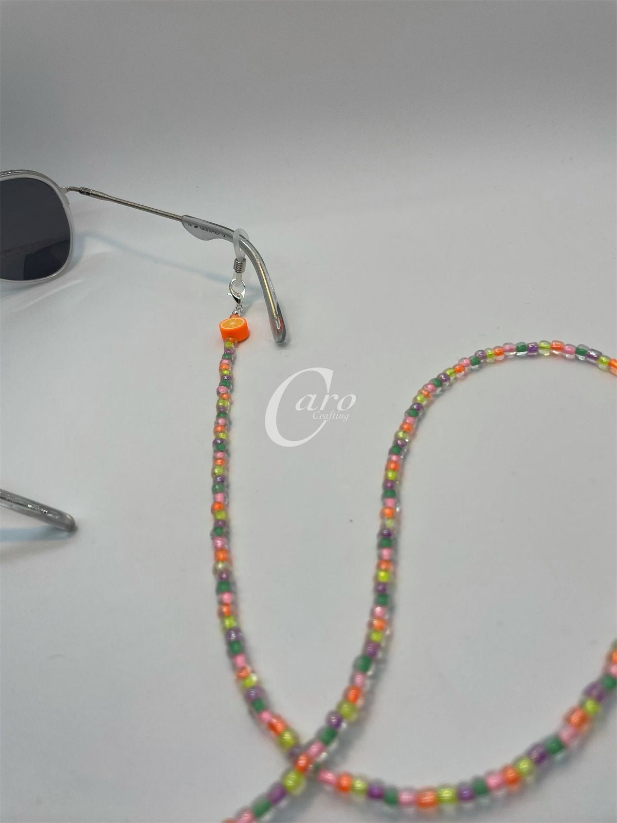 Orange Face Mask Chain