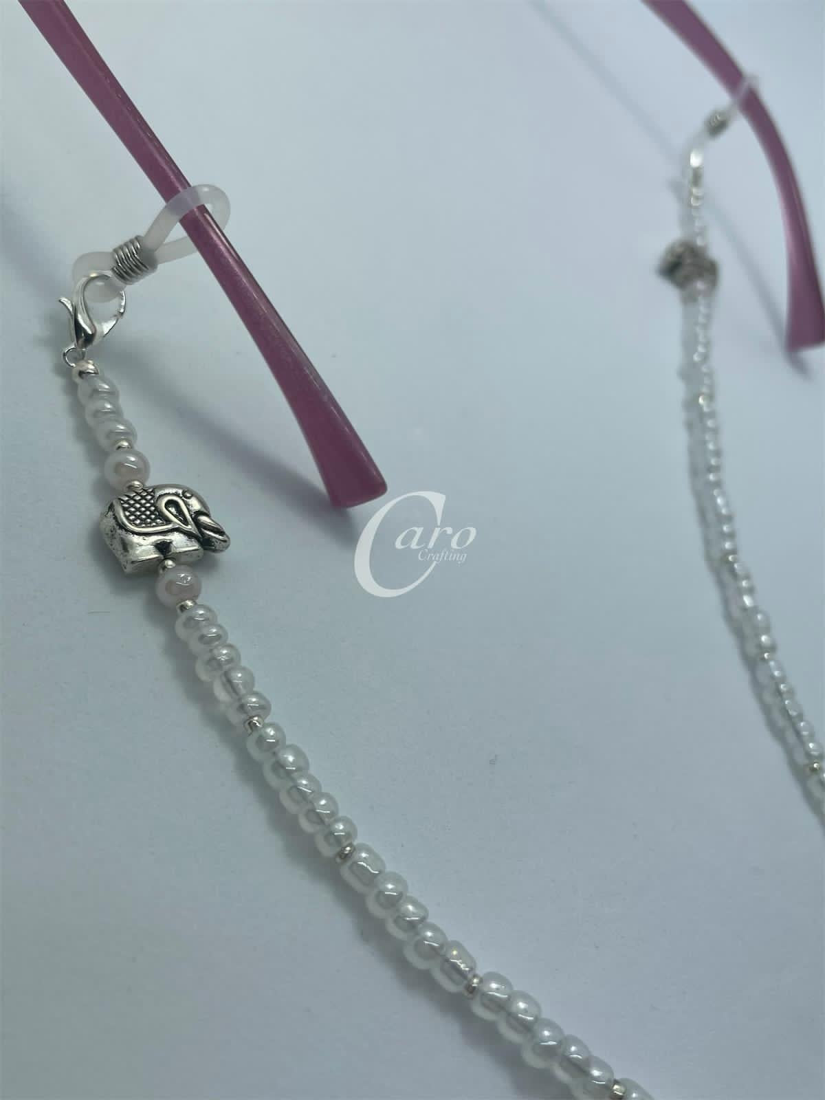 Elephant Clear Face Mask Chain
