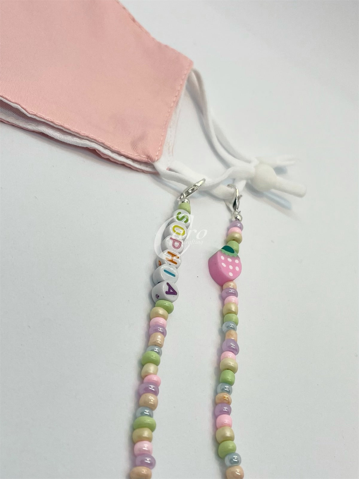 Strawberry Face Mask Chain