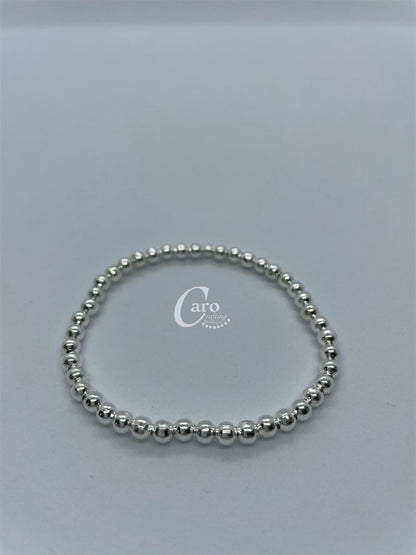 Gray Bracelet Silver Plated