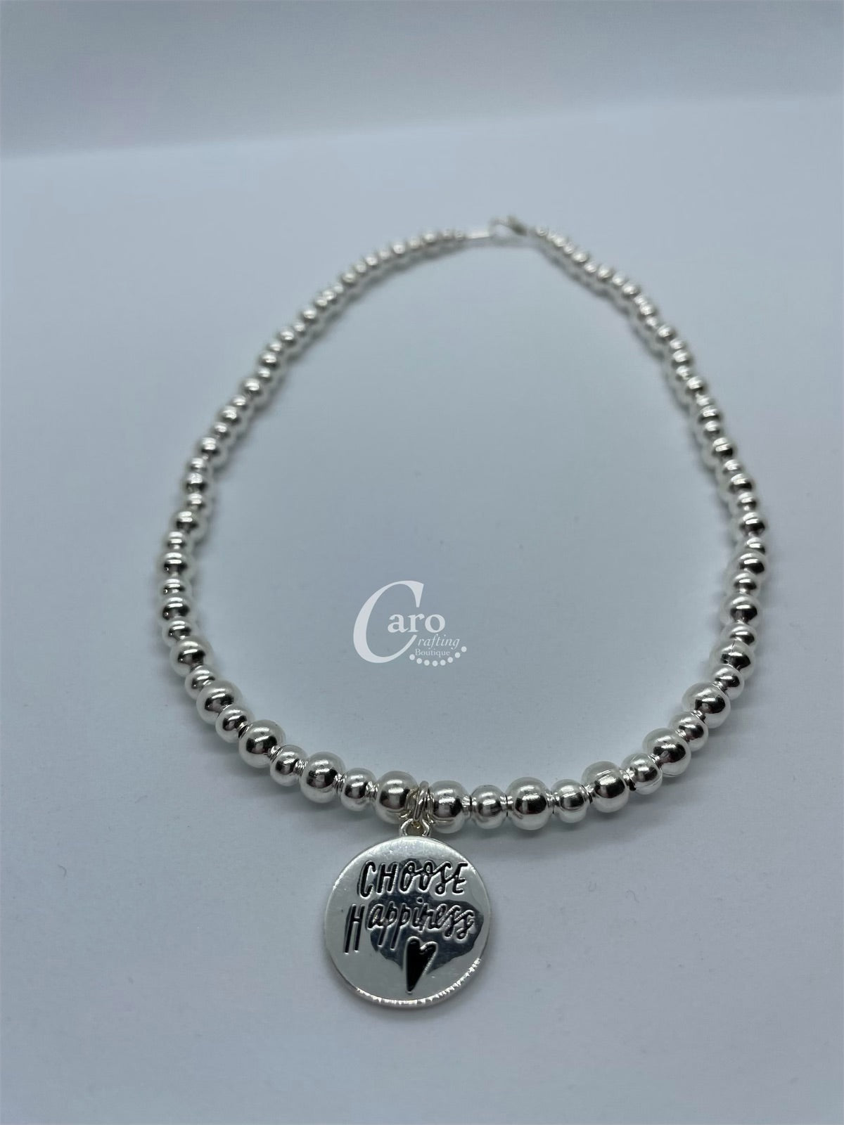 Silver Plated Necklace -  Charm Options Available