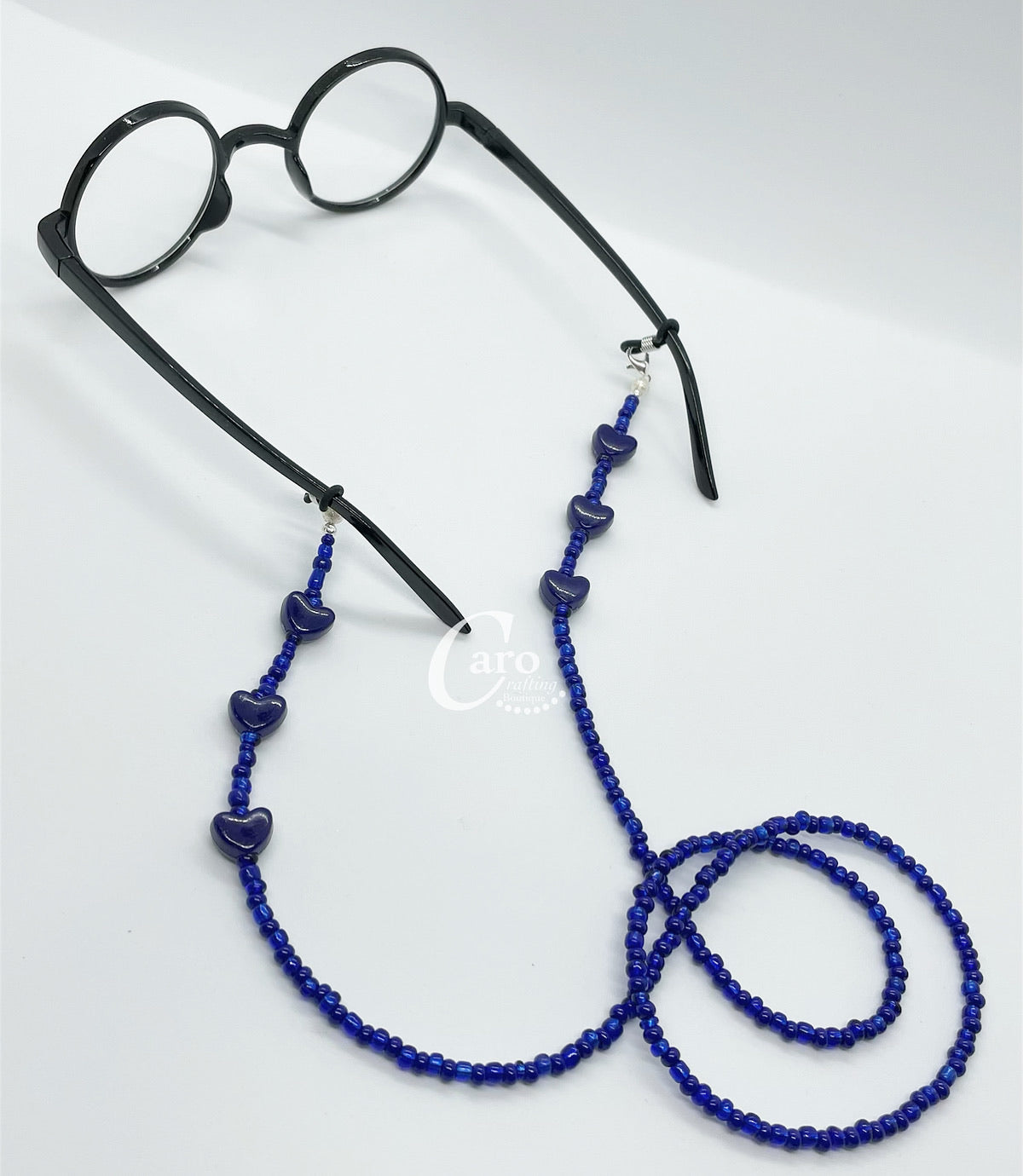 Navy Blue Mask/Glasses Chain