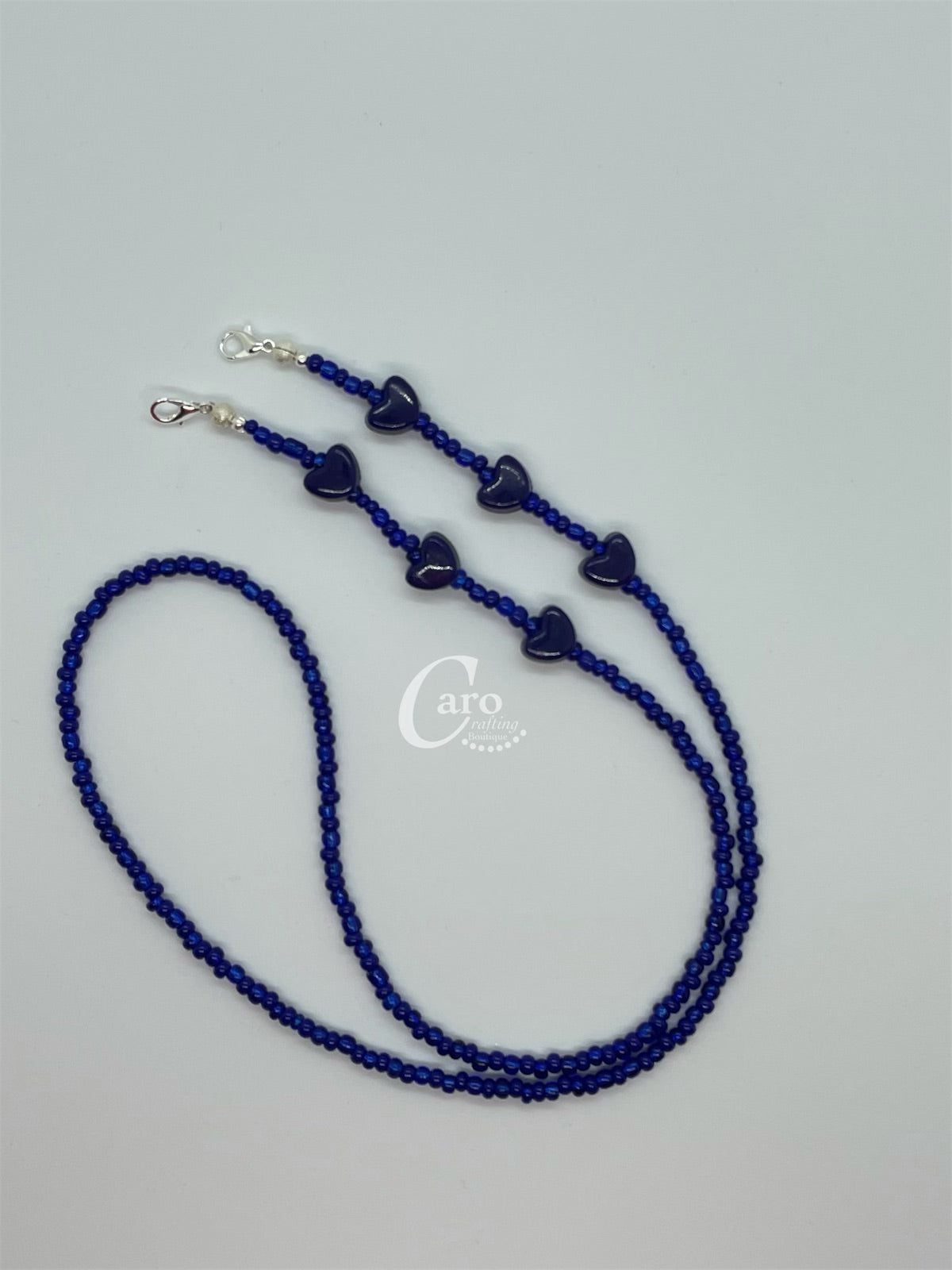 Navy Blue Mask/Glasses Chain
