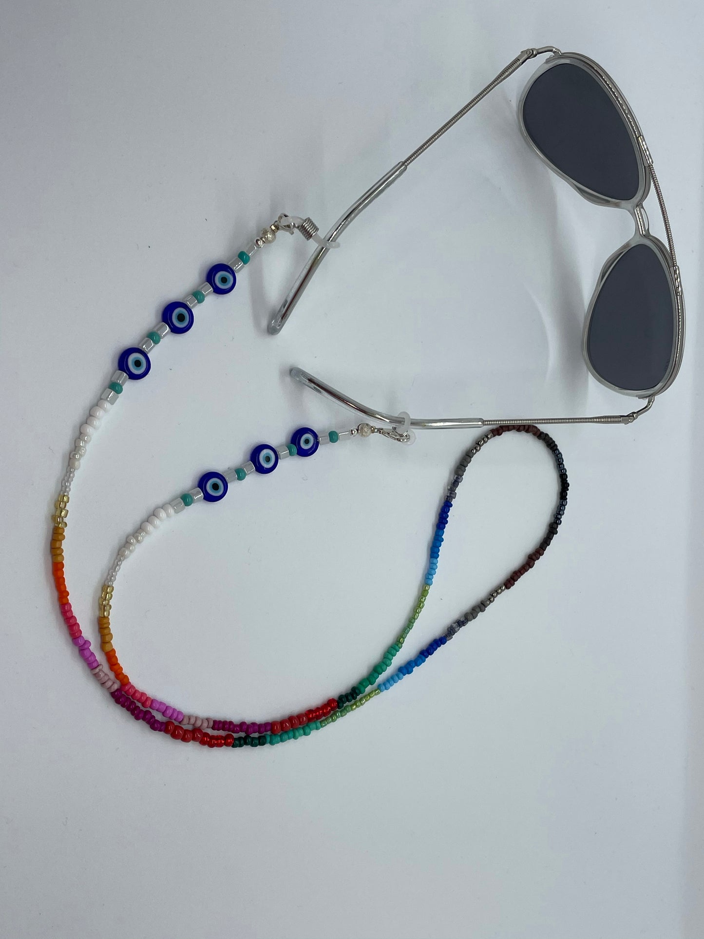 Evil Eyes Colorful Face Mask Chain