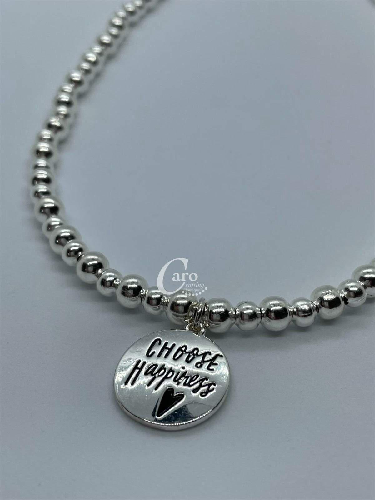 Silver Plated Necklace -  Charm Options Available