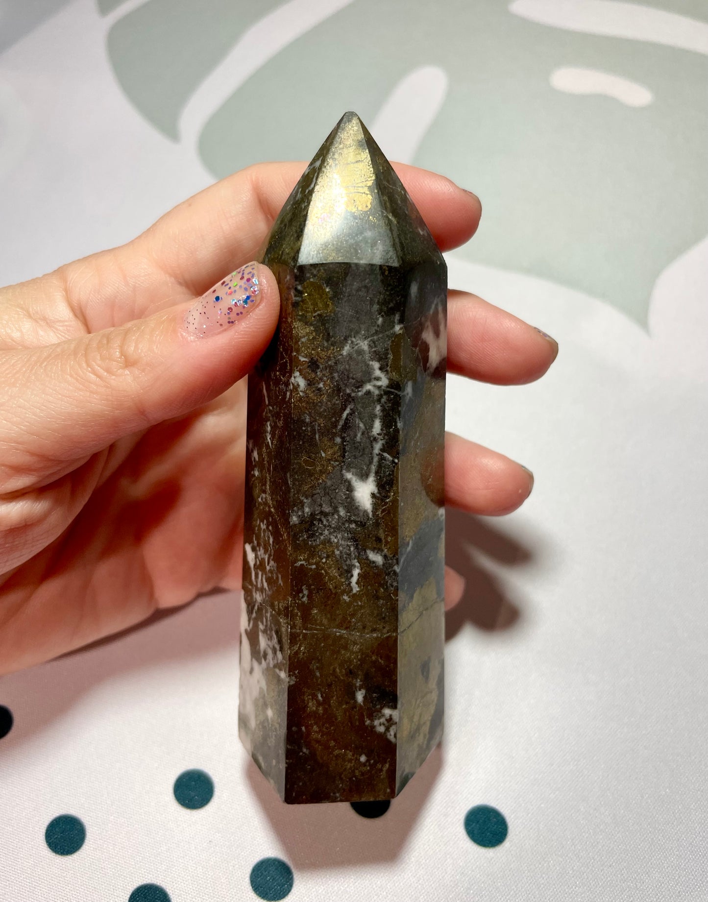 Point Crystal Pyrite