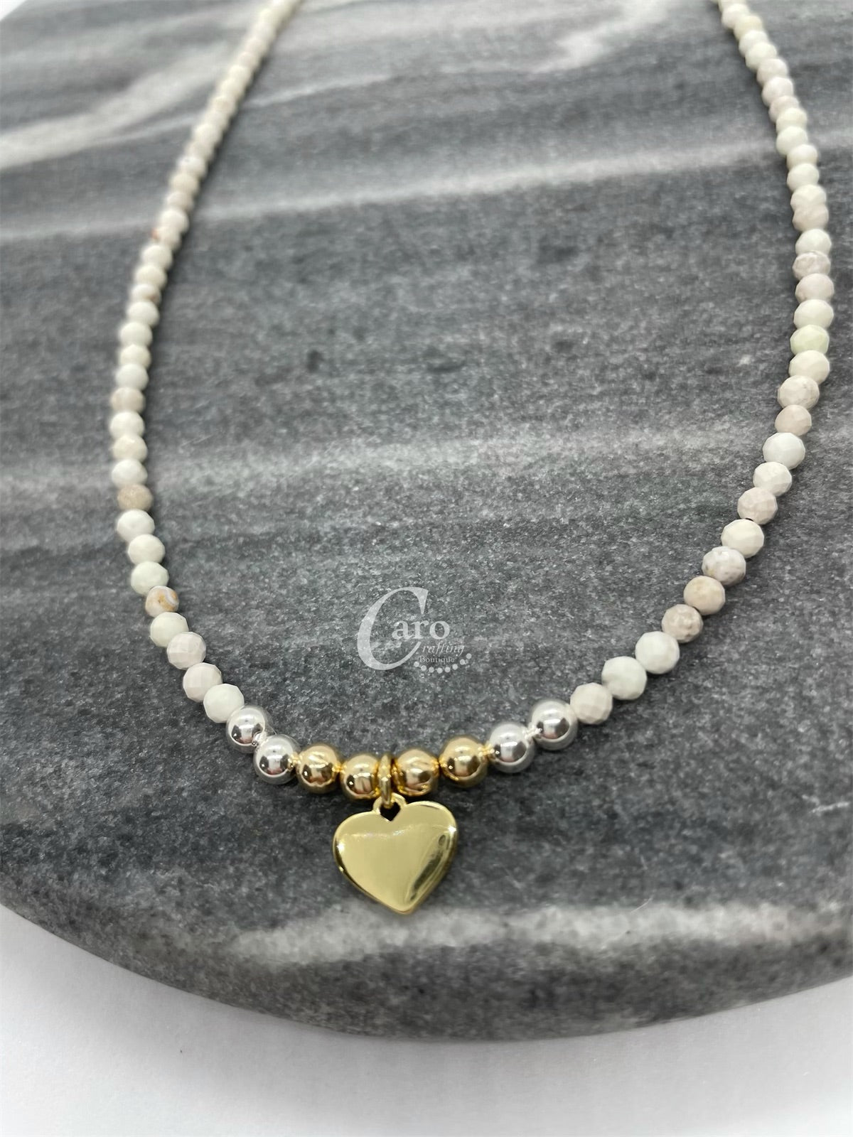 Brazilian Gold Filled Heart Necklace