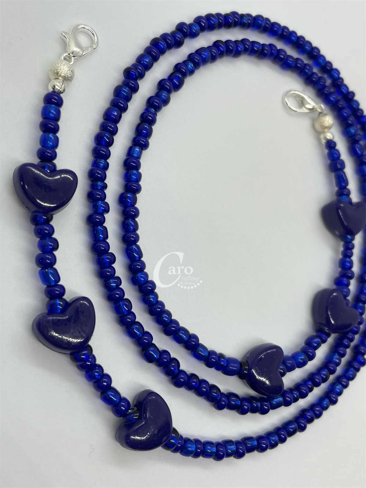 Navy Blue Mask/Glasses Chain