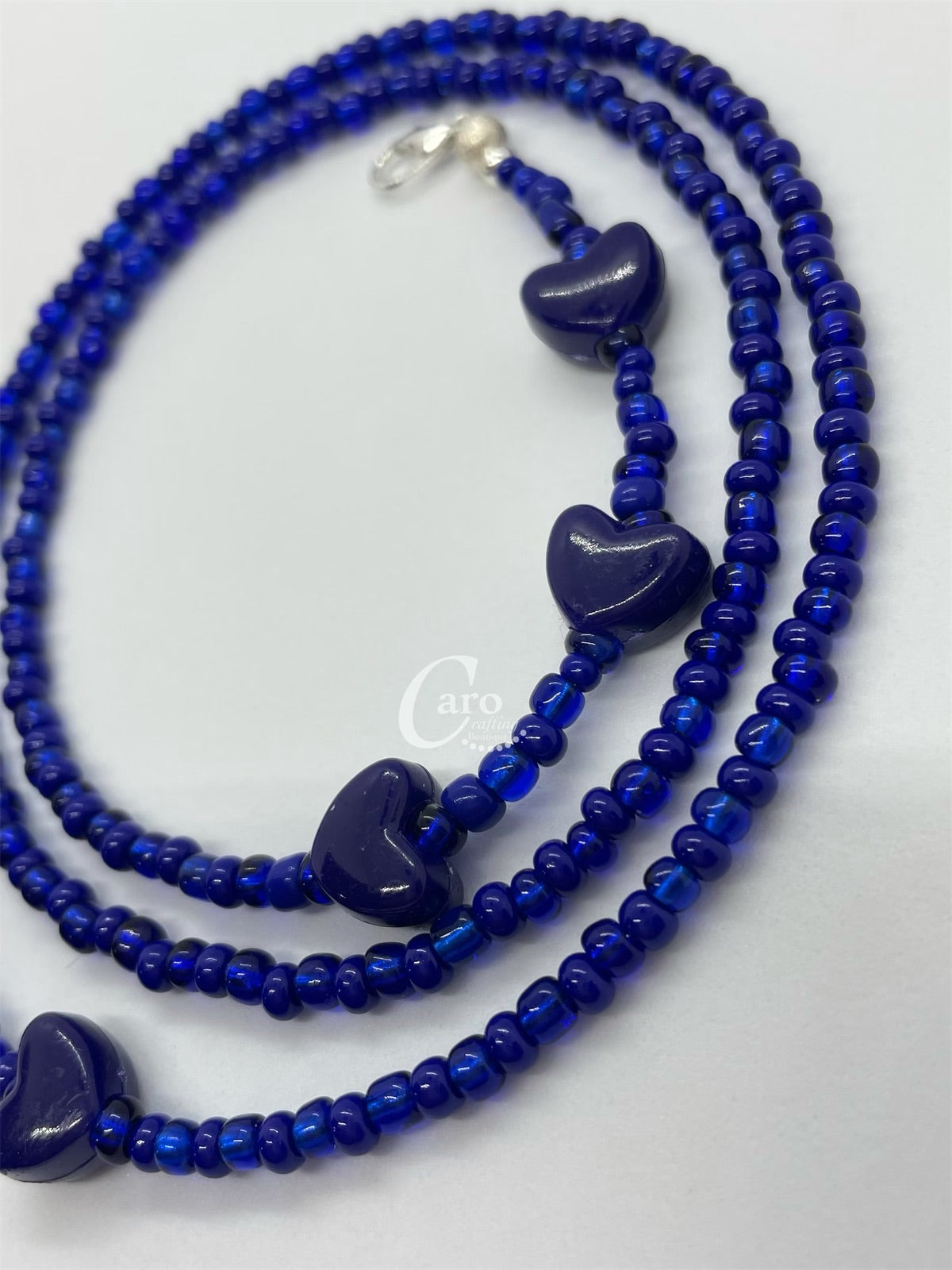 Navy Blue Mask/Glasses Chain